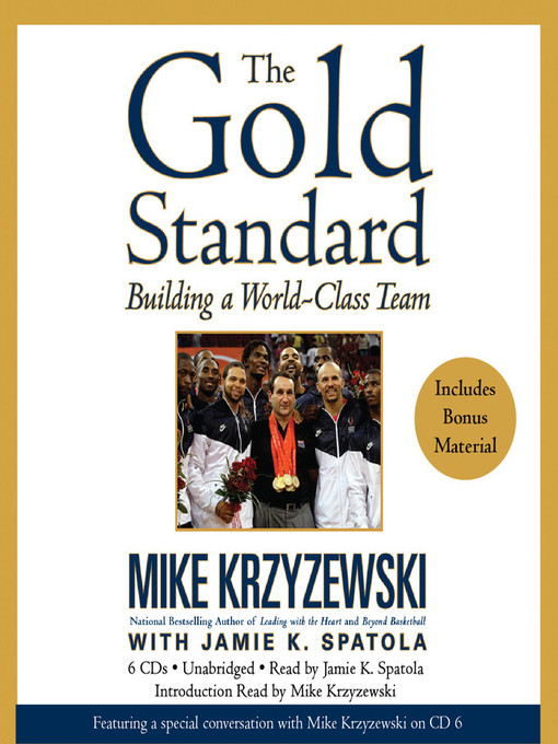 Title details for The Gold Standard by Mike Krzyzewski - Available